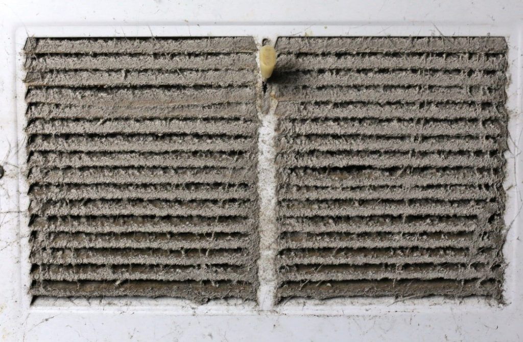 dirty air duct
